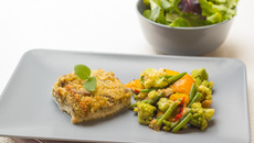 Gratinée Parisienne et sa poêlée de légumes