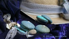 Macarons curaçao et orange douce