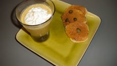 Velouté de poivrons et sa chantilly de chèvre