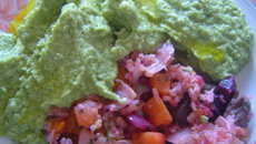 Purée de brocolis à la crème de coco