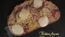 Tartine façon Flammekueche