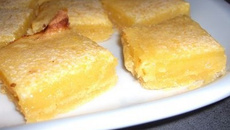 Carrés au citron savoureux