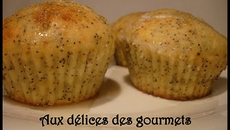 Muffins au citron et au pavot