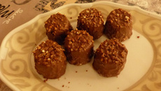 Glace aux rochers chocolat