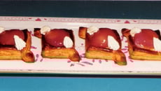 Feuilletés aux pêches