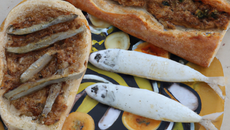 Fougasse et ses rillettes de sardines