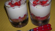 Verrine Mascarponne et fraises