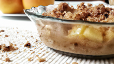 Apple crumble