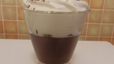 Crème au chocolat et sa chantilly
