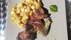 Epaule d'agneau au barbecue