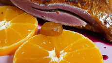 Canard entier à l'orange