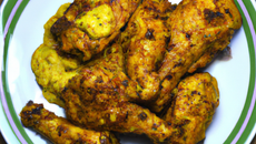 Cuisses de poulet grillées au lait de coco