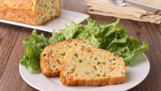 Cake avec des légumes