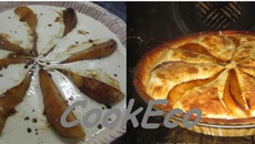 Tarte aux poires et au Roquefort, caramel de Pacherenc