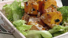 Salade de potiron grillé au macis