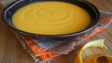 Velouté de carottes à l'orange rapide