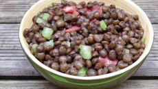 Salade de lentilles au foie gras