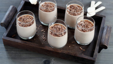 Panna cotta au chocolat