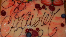 Fraisier d'anniversaire