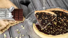 Tarte allégée au chocolat