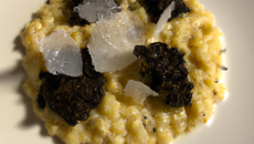 Risotto de truffe noire et parmesan...