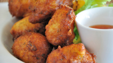 Accras de morue au piment doux