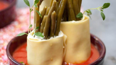 Cannelloni de Haricots Verts à la ricotta et parmesan