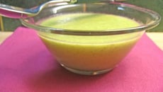 Soupe aux courgettes et au chèvre