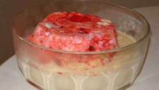 Îles flottantes aux pralines