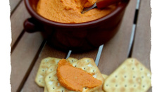 Houmous aux poivrons rouges
