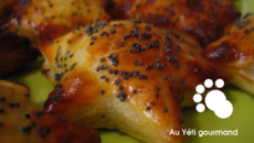 Pluie étoilée de foie gras feuilleté