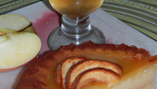 Gâteau aux pommes et au cidre
