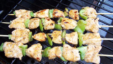 Chich-kebab poulet au thym