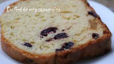 Cake aux cerises séchées et calissons