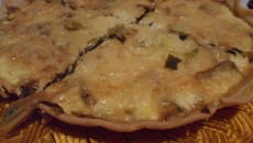 Tarte croquante aux poireaux