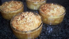 Crumble pommes-caramel