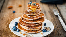 Pancakes à la farine complète