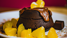 Fondant au chocolat tropical