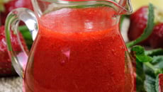 Vinaigrette à la fraise