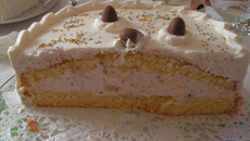 Bavaroise à la crème de mûre