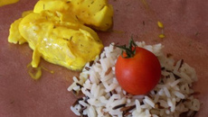 Dos de cabillaud sauce safran