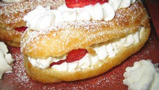 Eclairs crème fraîche et chocolat