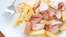 Salade de cervelas alsacienne