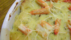 Gratin de crabe