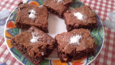 Brownies chocolat, amandes et vanille
