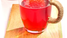 Cocktail doux amer martini et sirop d'agave