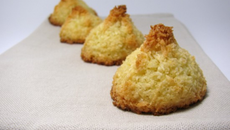 Recette sans gluten : Rochers noix de coco (congolais) au curry