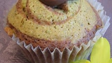 Muffins marbrés pistache-chocolat