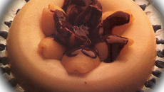 Semoule aux poires sauce chocolat