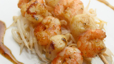 Brochettes de crevettes au Caprice des Dieux